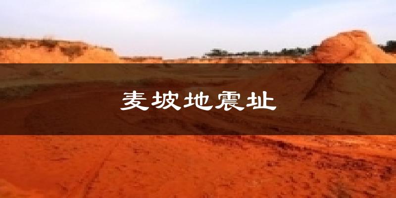 麦坡地震址今日天气
