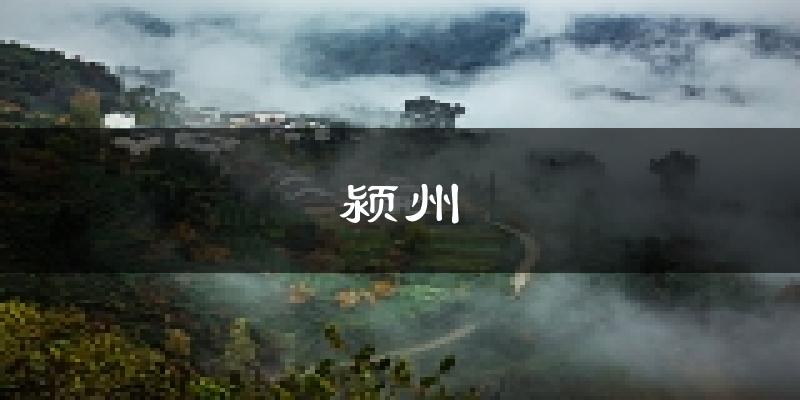阜阳颍州天气预报未来一周