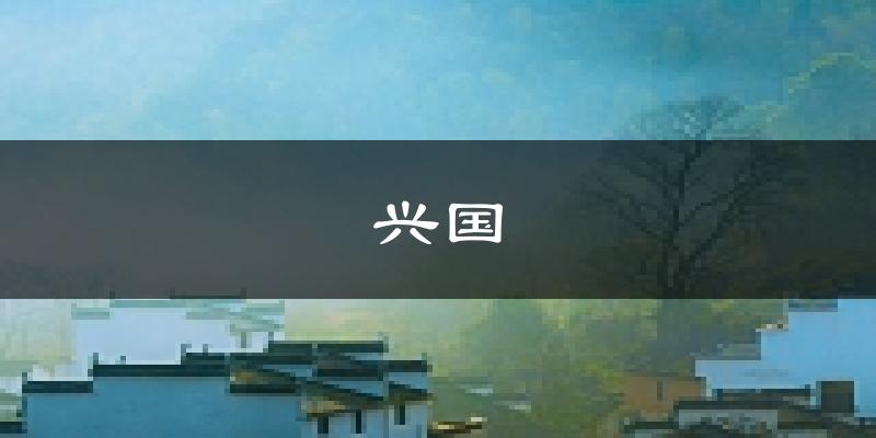兴国天气预报未来一周
