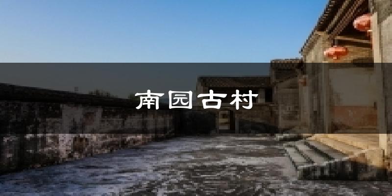 南园古村气温