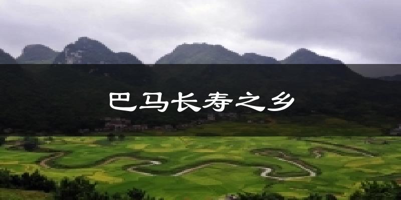 巴马长寿之乡今日天气